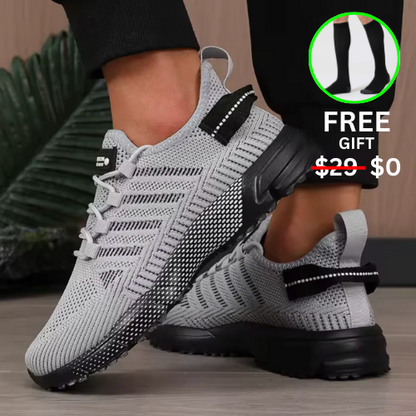 STRIDE EASY SNEAKERS + FREE SPORT COMPRESSION SOCKS