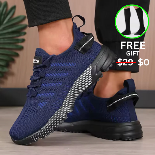 STRIDE EASY SNEAKERS + FREE SPORT COMPRESSION SOCKS