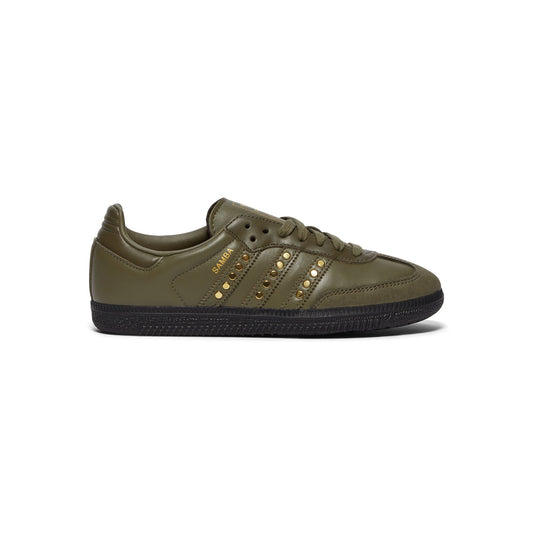 adidas Womens Samba OG (Medium Dark Khaki/Olive Strata/Core Black)