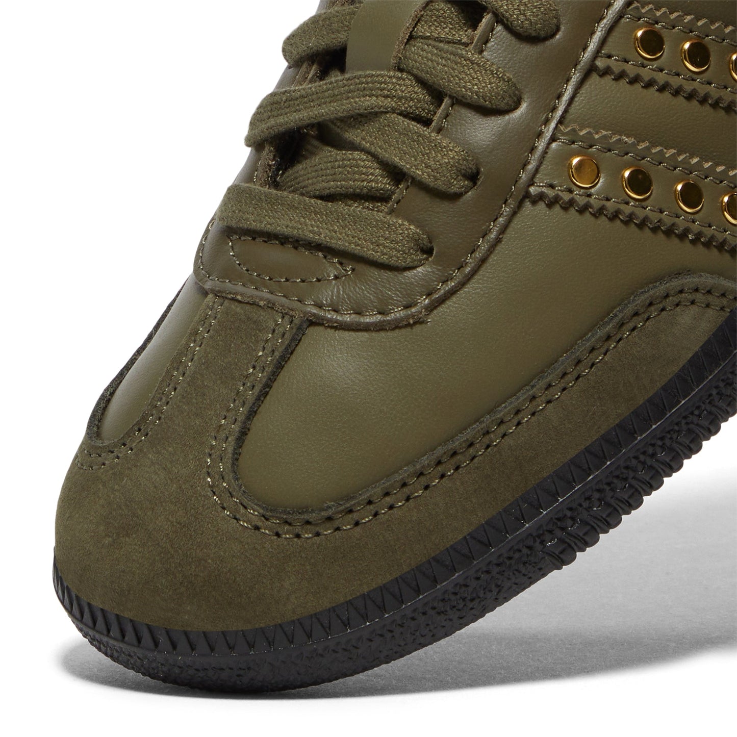 adidas Womens Samba OG (Medium Dark Khaki/Olive Strata/Core Black)