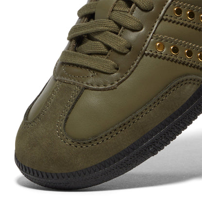 adidas Womens Samba OG (Medium Dark Khaki/Olive Strata/Core Black)