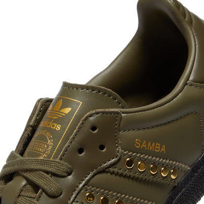 adidas Womens Samba OG (Medium Dark Khaki/Olive Strata/Core Black)