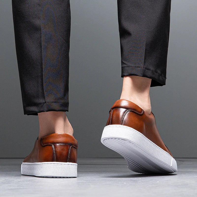 LEATHER CASUAL FORMAL SHOES