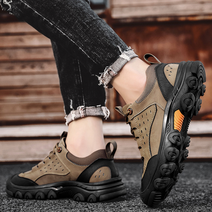 TRAVEL LEATHER SNEAKERS