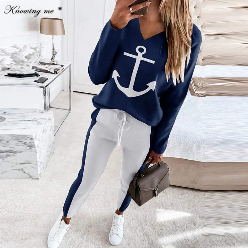 Nautical Elegance Two-Piece Set